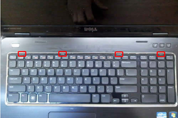 RemoveDell Inspiron 17R N7110 Keyboard -1