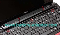 Remove Toshiba Satellite L600 / C640 keyboard-3