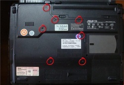 Replace Asus F3 / M51 Fan-1