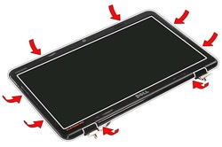 Remove Dell Inspiron 15R M5010 N5010  Hinges -3