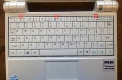 Replace Asus EEE PC 900 Keyboard-1
