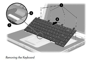  Replace HP Compaq Presario M2000 R3000 Keyboard-3