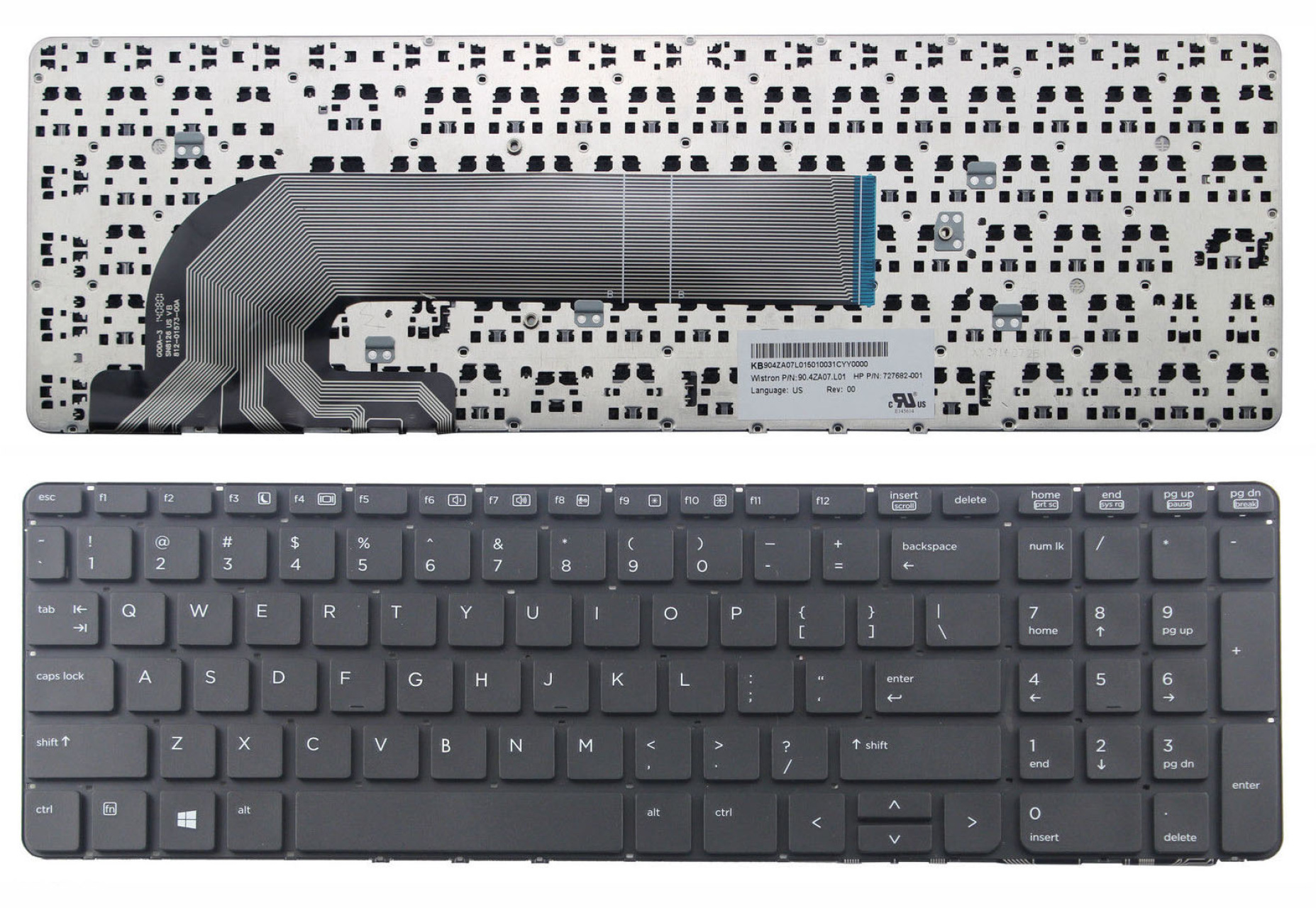 Replace HP Probook 450 G0 450 G1 450 G2 Keyboard